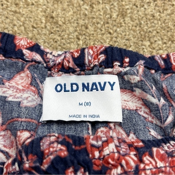 Old Navy: Floral Girls Dress, Size M (8) - Picture 3 of 10